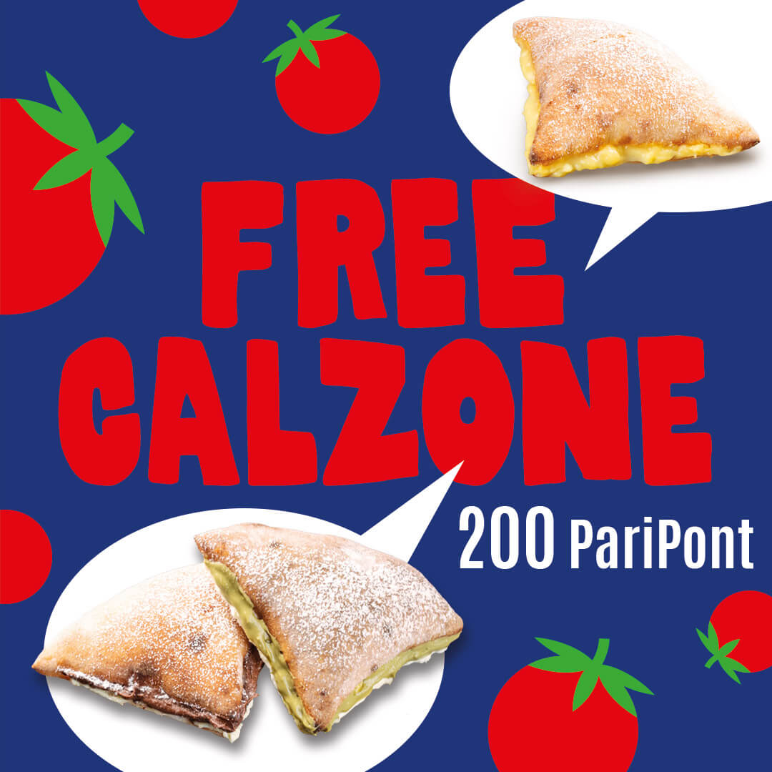 200 paripont - free calzone